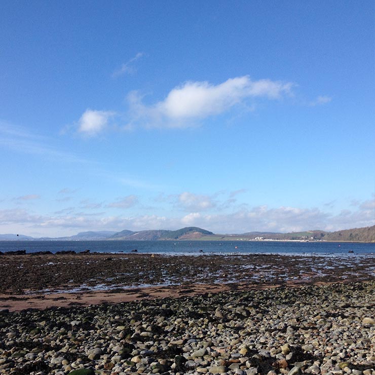 Looking inland towards Inverness