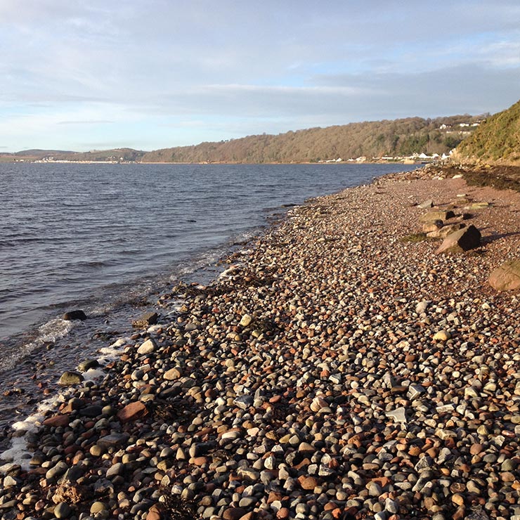 Fortrose Harbour with Avoch beyond